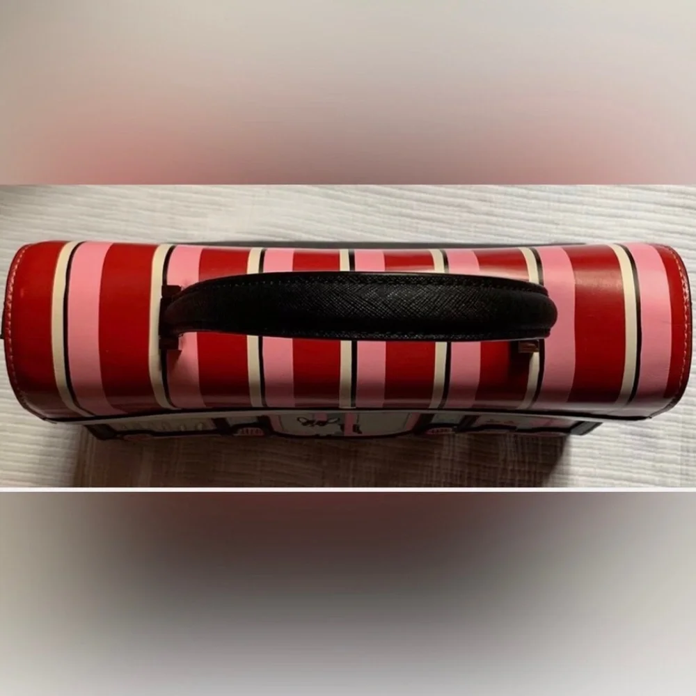 NWT Spade Ma Cherie Cafe Frenchie Dog Novelty Bag - Picture 5 of 14